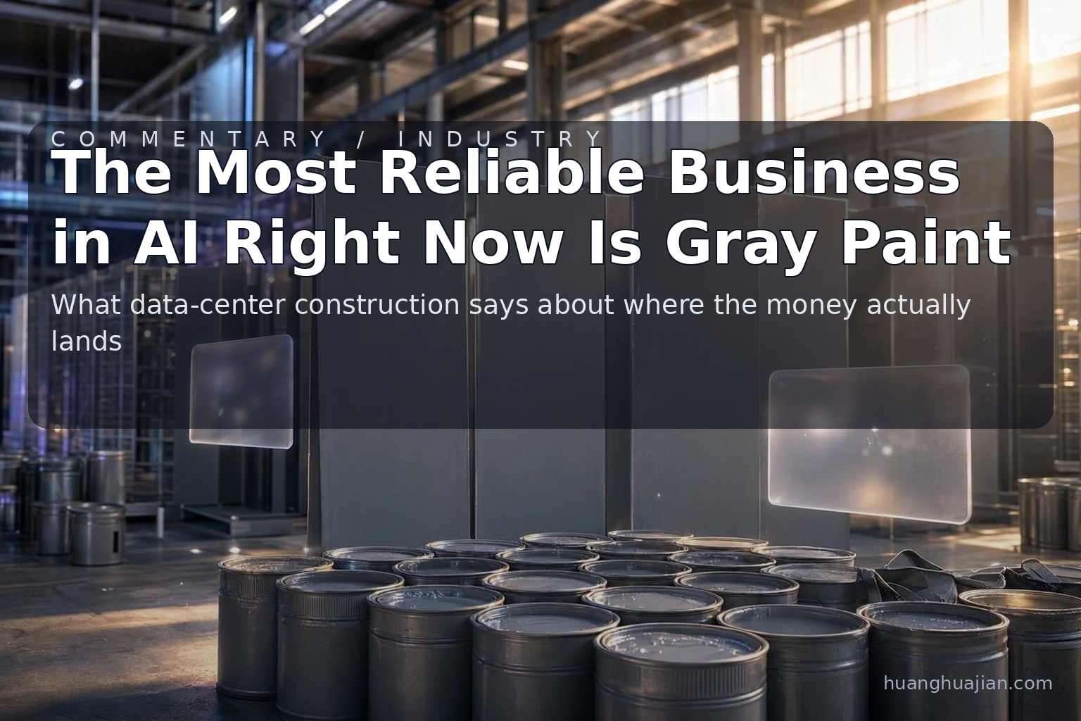 The Most Reliable Business in AI Right Now Is Gray Paint