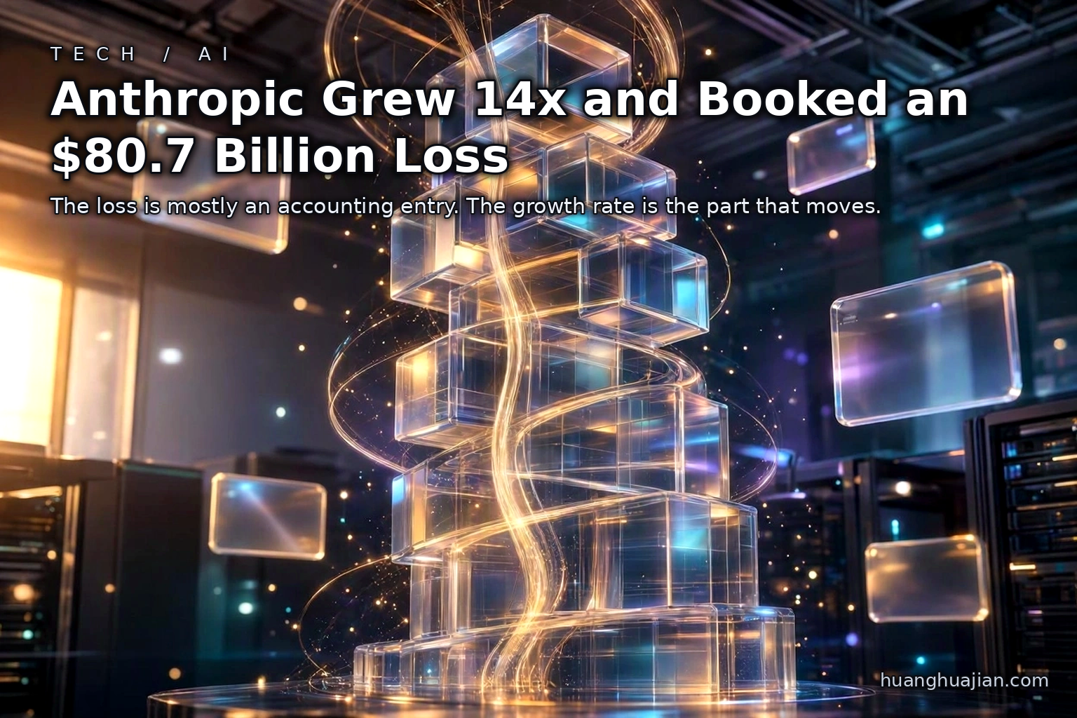 Anthropic Grew 14x and Booked an $80.7 Billion Loss: What the S-1 Arithmetic Says