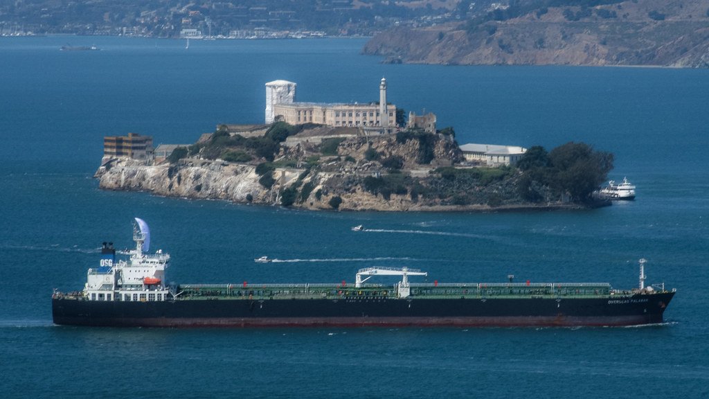 A products tanker under way. Image: &ldquo;Mine is bigger than yours&rdquo; by s