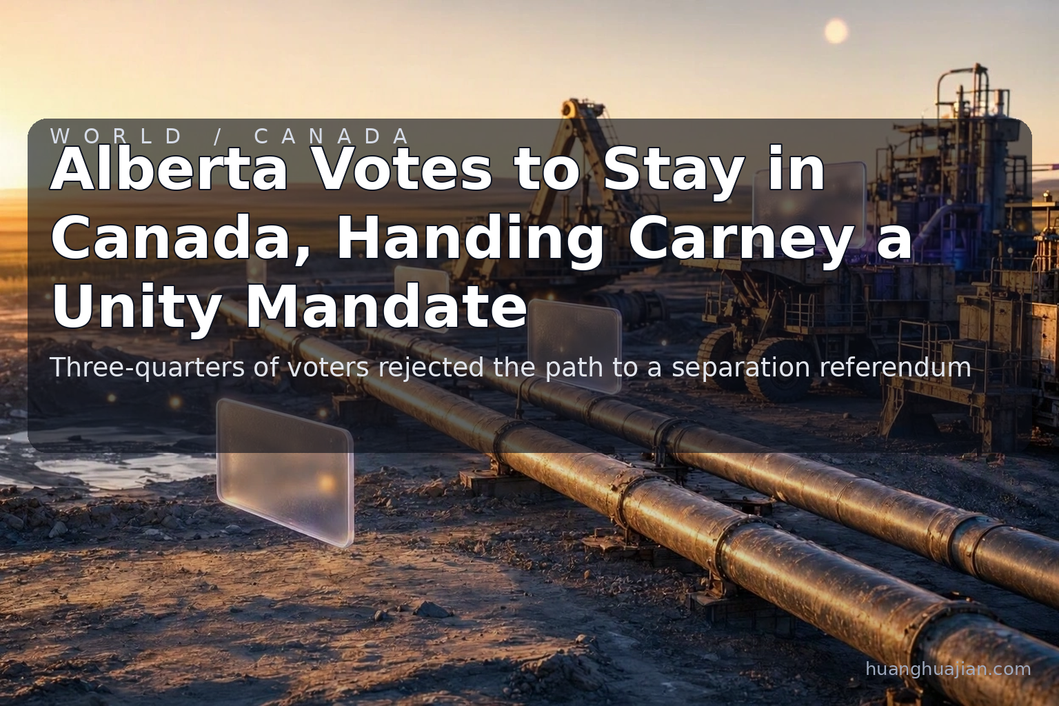 Alberta Votes to Stay in Canada, Handing Carney a Unity Mandate