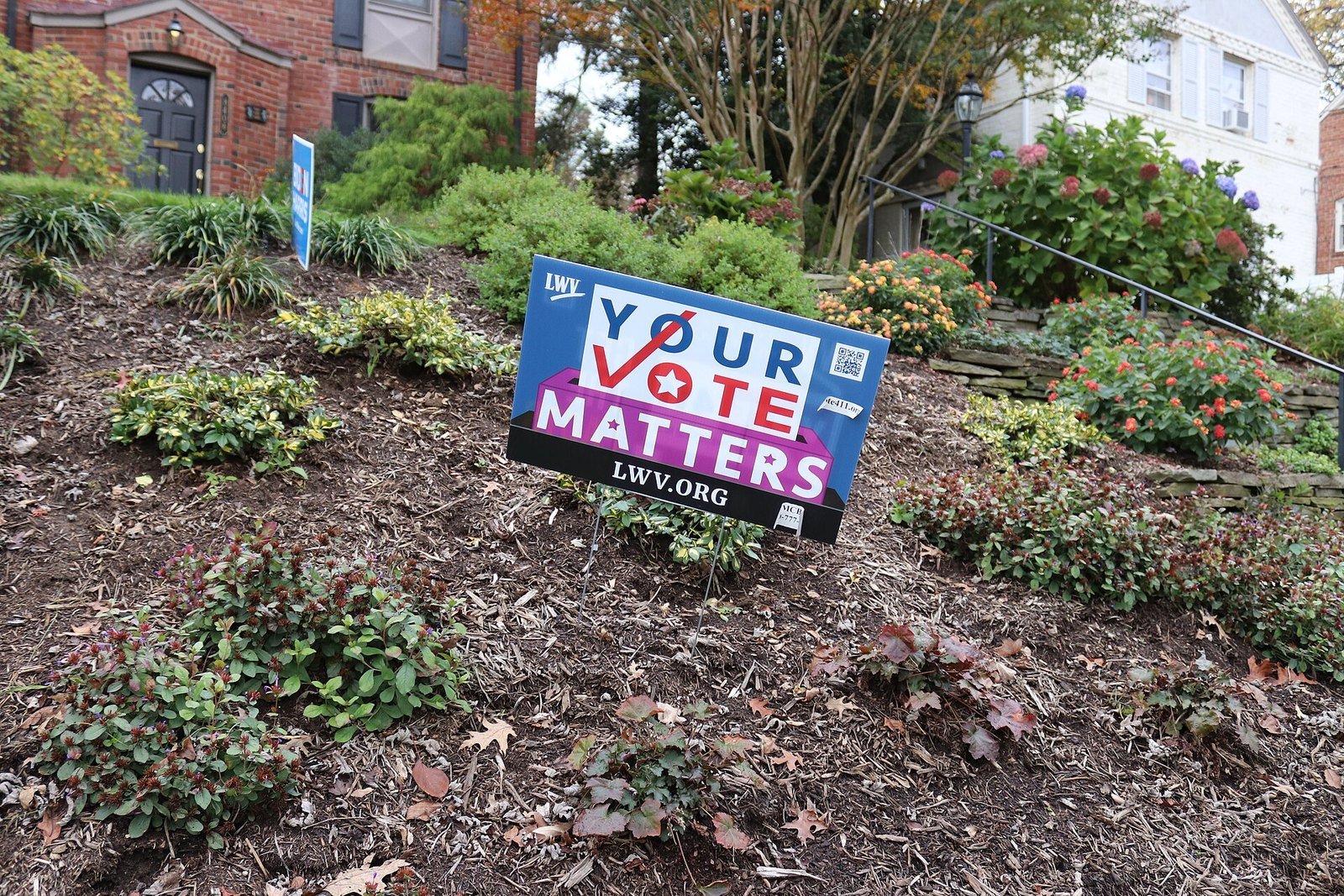A “Your Vote Matters” yard sign in Washington, D.C. <em>Photo: <a href=