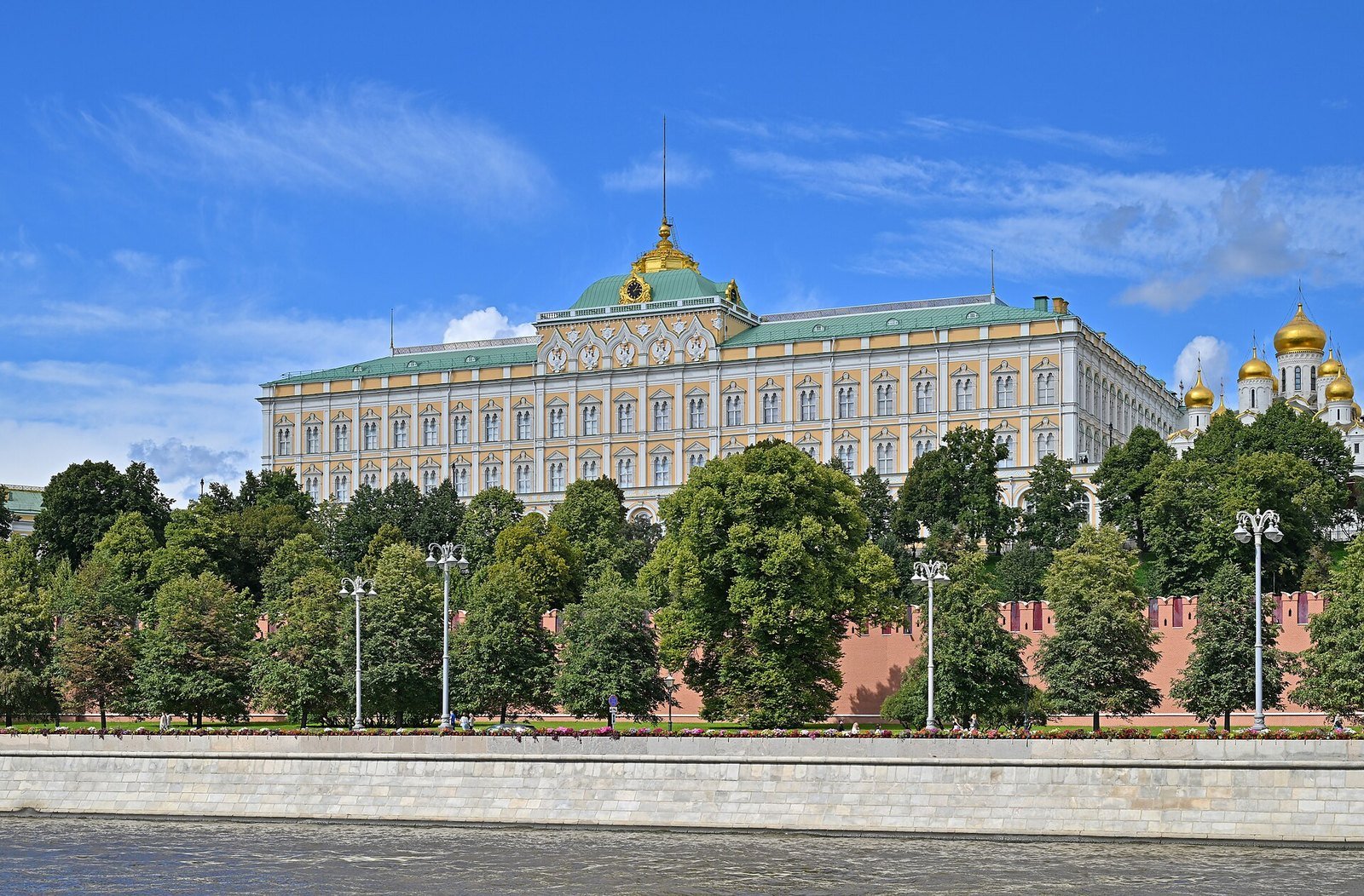 The Grand Kremlin Palace in Moscow. <em>Photo: Юрий Д.К., CC BY 4.0, via <a href