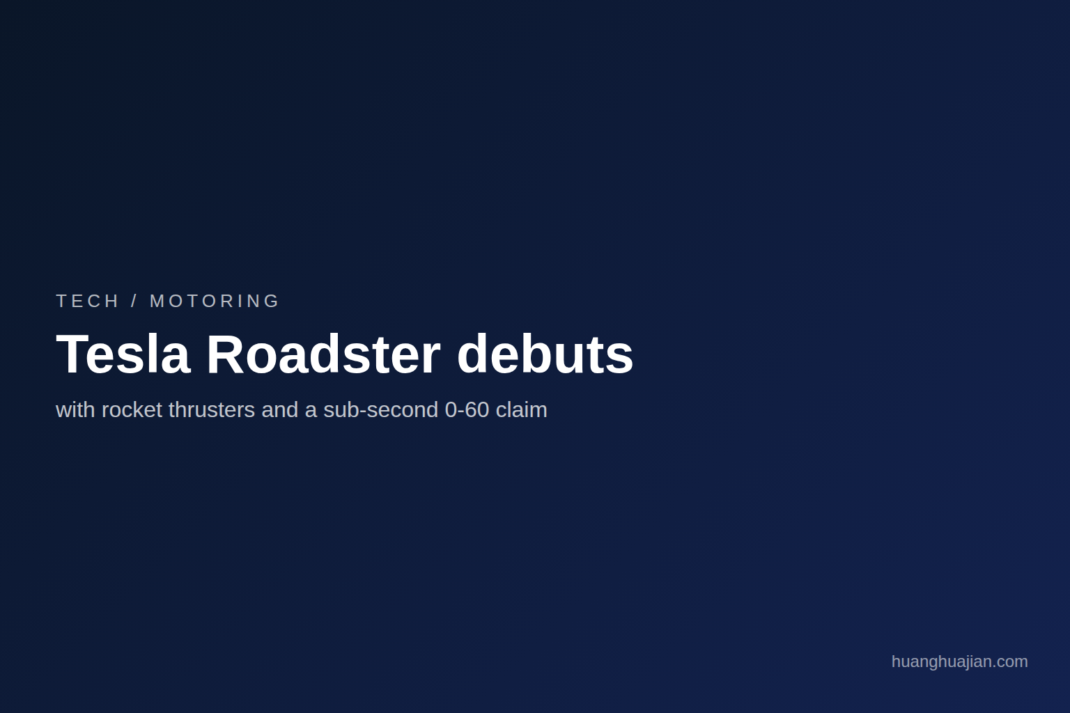 Featured banner for tesla